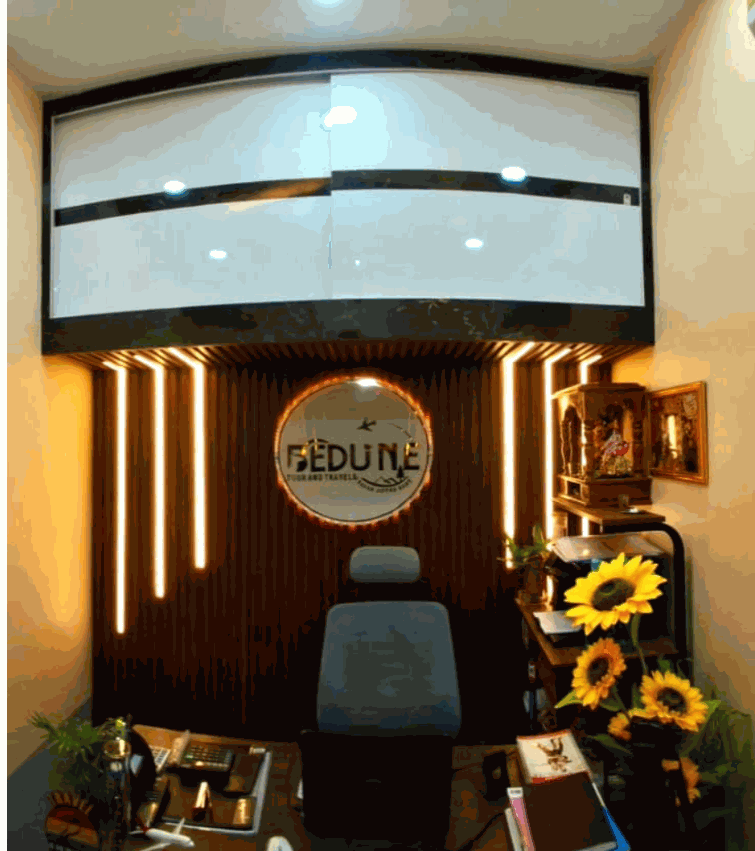 Beduine office setup